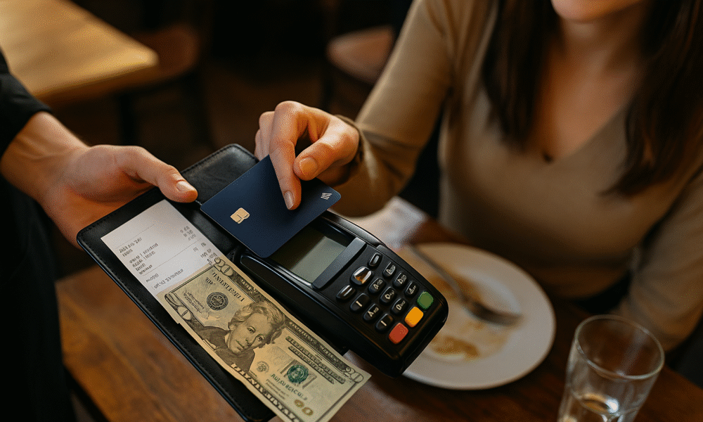 paying the bill
