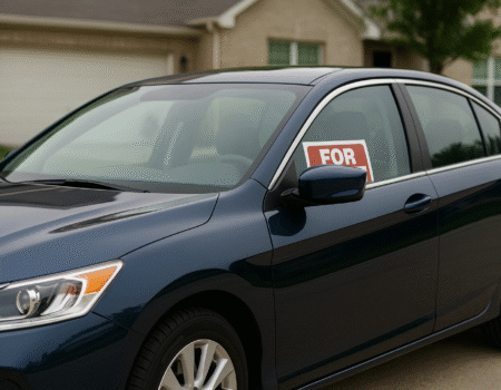 car listed up for sale